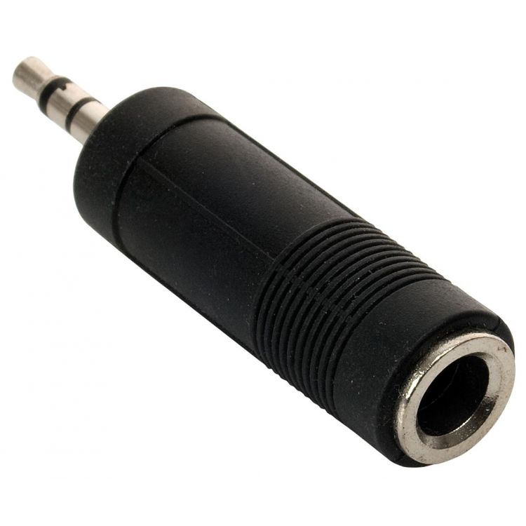 Adaptador de conector 3,5 mm a jack 6,3 mm, estéreo Ste
