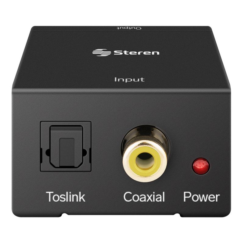 cable rca convertidor fibra optica a rca steren