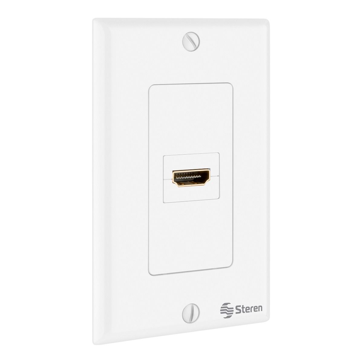 Placa de pared con conector HDMI jack a jack