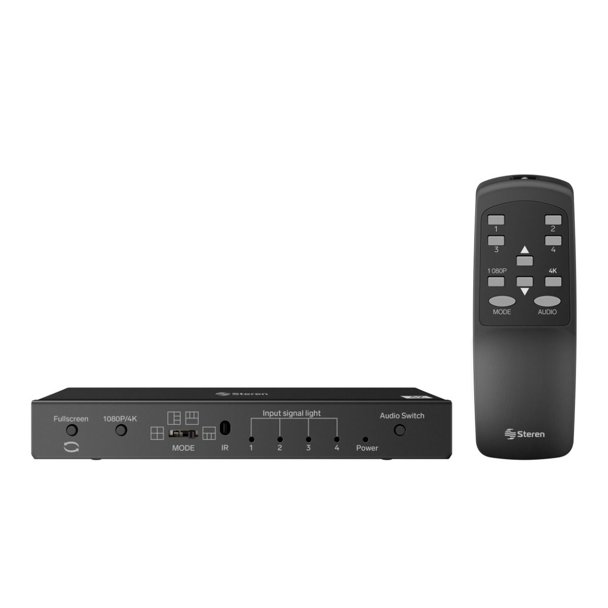Multiplexor HDMI de 4 entradas con control remoto