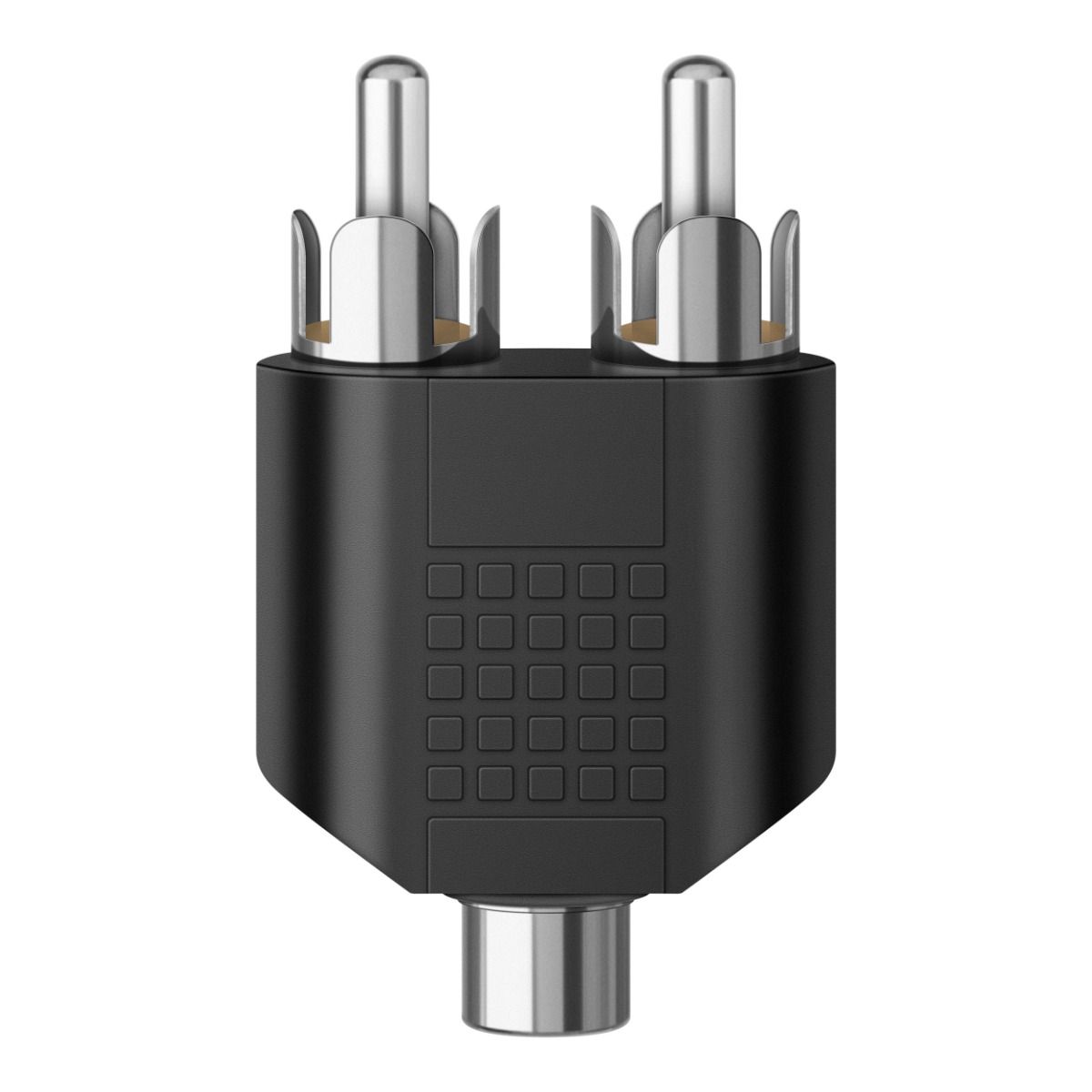 Adaptador de 2 conectores RCA a jack 3,5 mm, estéreo
