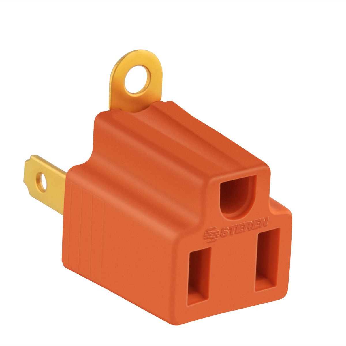 Adaptador de clavija con tierra