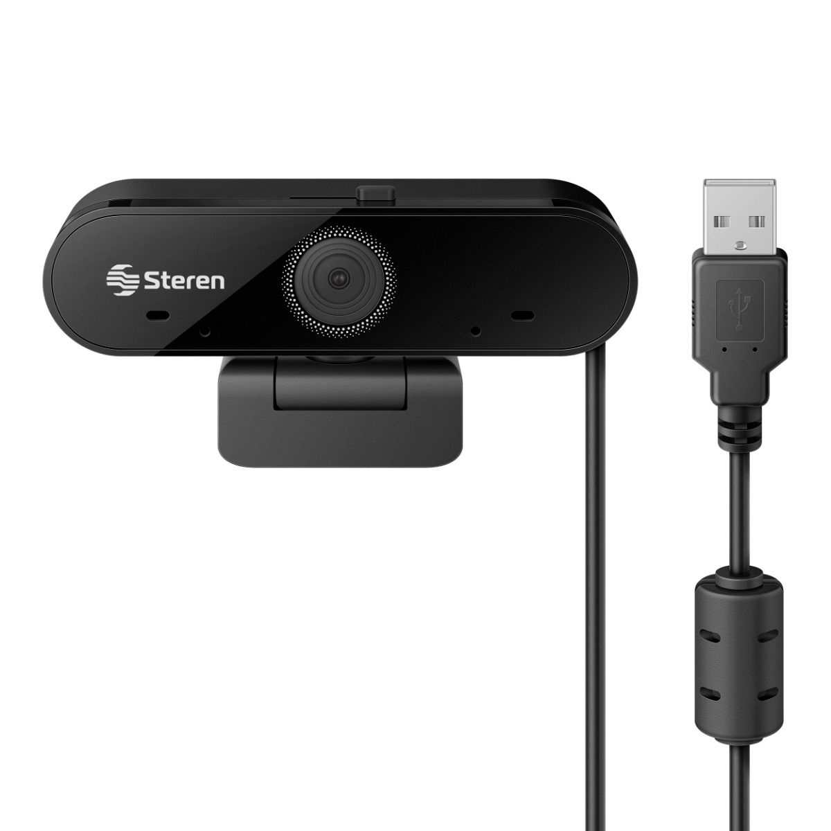 Webcam USB Full HD con doble micrófono