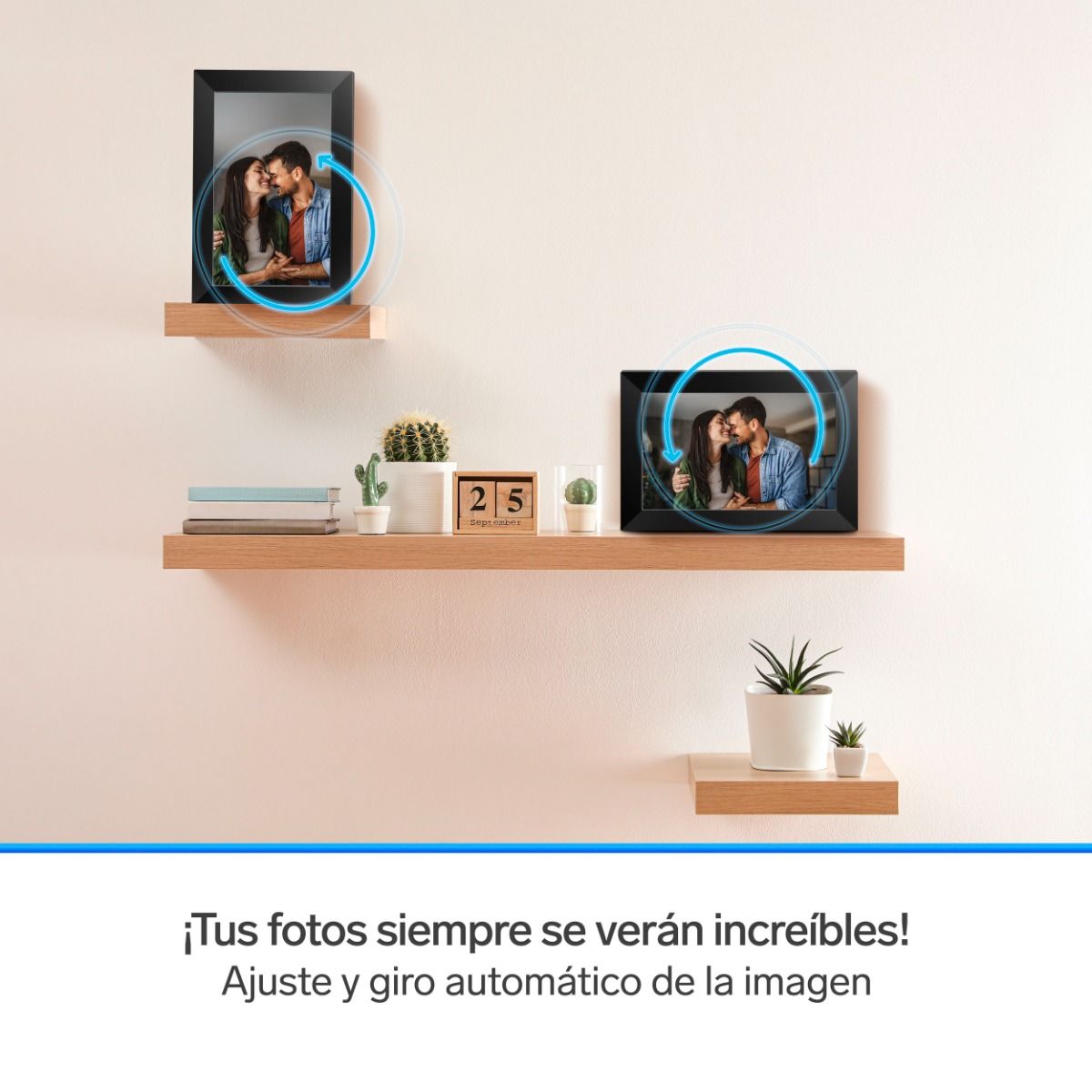Portaretratos digital Wi-Fi* de 10 pulgadas