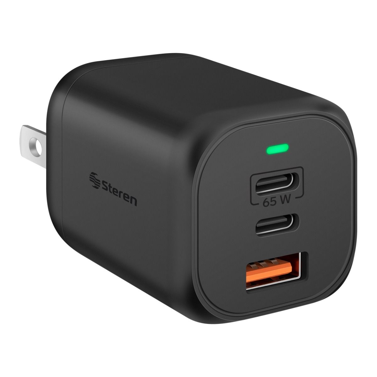 Cargador GaN USB C PD 65 W / USB QC 35 W