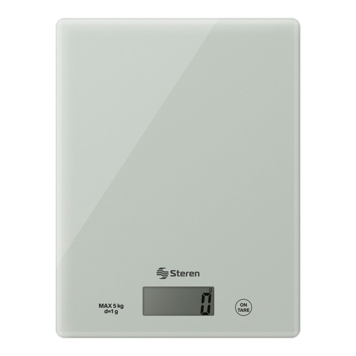 Báscula digital gramera, hasta 5 kg, rectangular