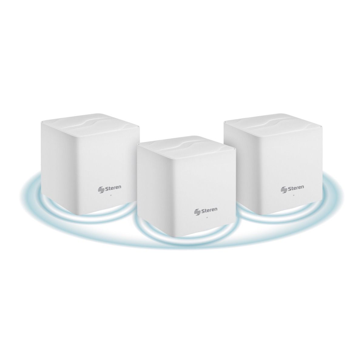 Sistema Smart Wi-Fi* 6 MESH triple AX1500 2,4 GHz y 5 GHz, hasta 30 m de alcance por módulo