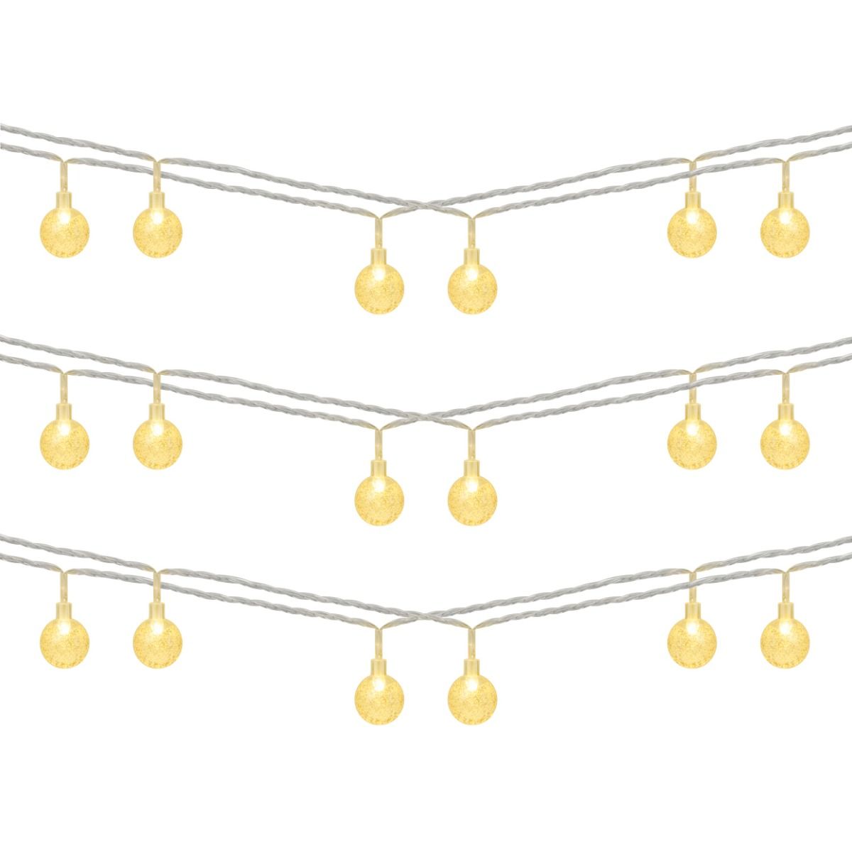 Serie LED cálida de 13,75 m tipo guirnalda