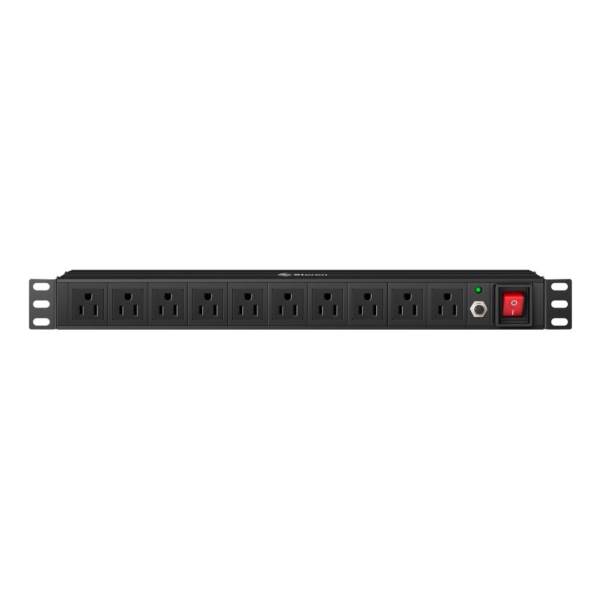 Regleta corriente de 10 salidas horizontales para rack de 19"