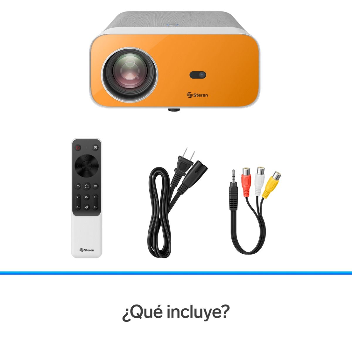 Proyector multimedia Full HD de 300 ANSI lm con función espejo, ajuste automático de enfoque y trapecio y sistema óptico sellado