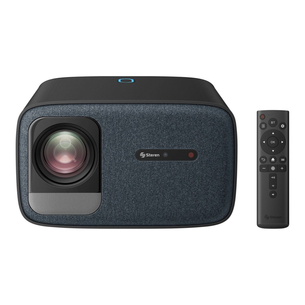 Proyector multimedia Home Theater Full HD de 650 ANSI lm con función espejo, ajuste automático de enfoque y trapecio y sistema óptico sellado