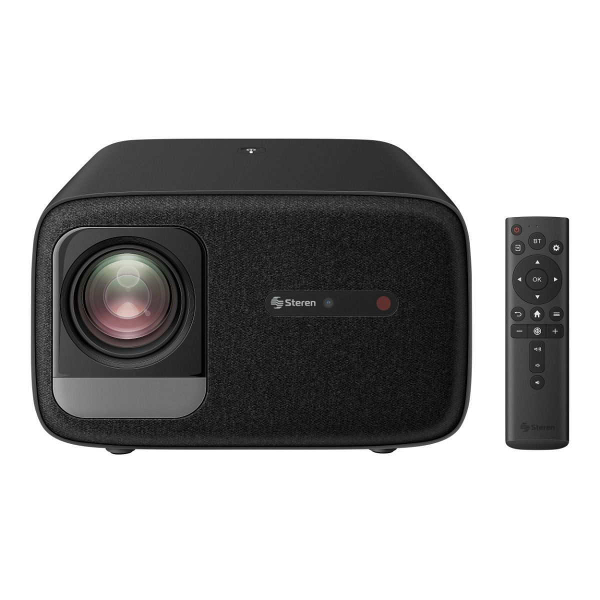 Proyector multimedia Home Theater Full HD de 1100 ANSI lm con función espejo, ajuste automático de enfoque y trapecio