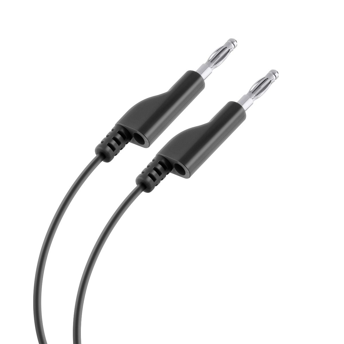 Cable Conector a Conector tipo BANANA, color negro