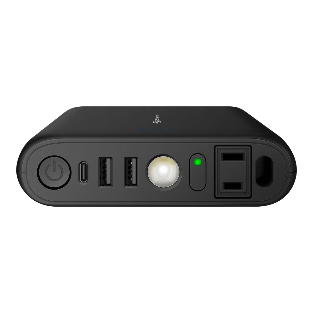 Estación de energía portátil de 90 Wh con inversor de corriente de 100 W (110 Vca)