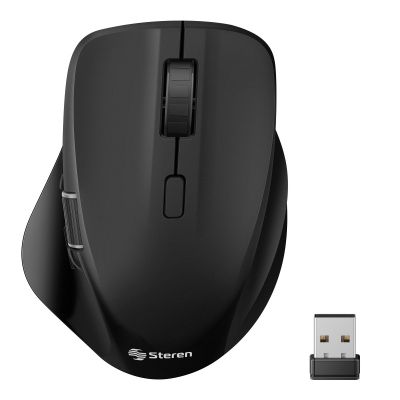 Mouse Bluetooth*/ RF, multidispositivo, ergonómico con batería recargable 800 / 1200 / 1600 DPI