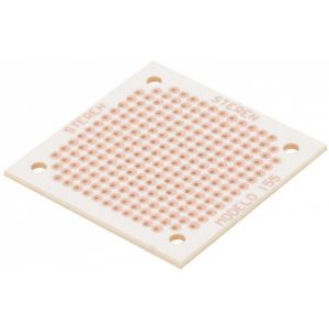 Placa fenólica perforada de 4,5 cm x 4,5 cm