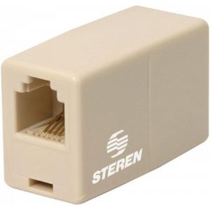 Conector telefónico para extensión, de 4 toma corrientes