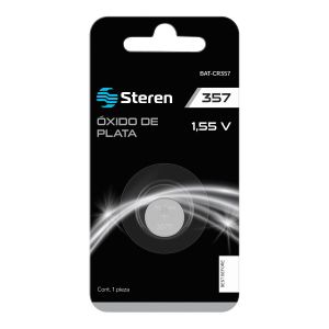 Batería de óxido de plata tipo botón "SR44" (S76E)