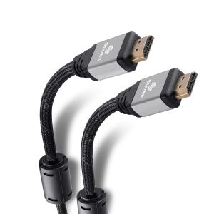 Cable Elite HDMI 4K con filtros de ferrita, 10 m color gris