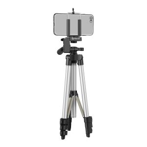 Tripode universal corto de aluminio con soporte para celular
