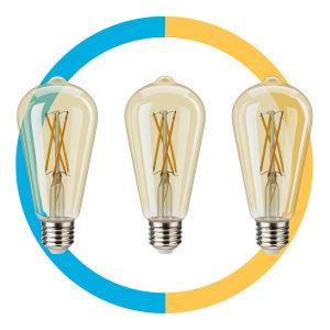 3 focos LED vintage Wi-Fi de 4,5 W