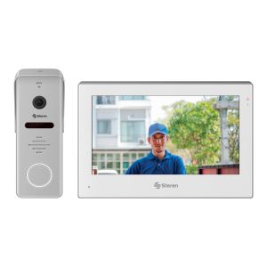 Video timbre Wi-Fi* con TV touch a color de 7"