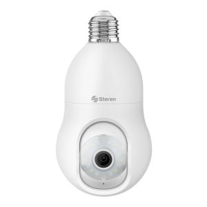 Cámara de seguridad Wi-Fi* 3 Mpx robotizada con seguidor de movimiento para socket
