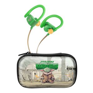 Audífonos Bluetooth Sport Free con cable plano Star Wars™ modelo Grogu
