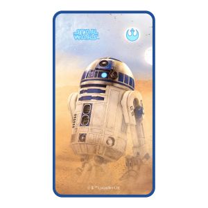 Power Bank de 4,500 mAh con 2 salidas USB e iluminación LED Star Wars© modelo R2D2