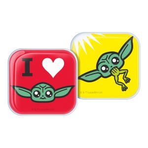 2 Soportes nano stick de gel para celular Star Wars© modelo Grogu-grogu