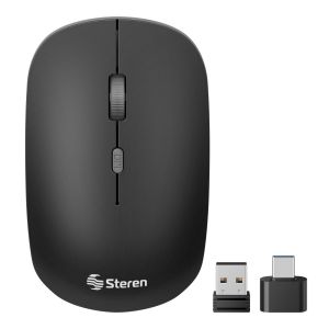 Mouse inalámbrico USB / USB C con batería recargable 800 / 1200 / 1600 DPI