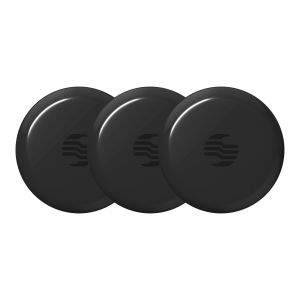 3 Tags rastreadores Bluetooth* para dispositivos iOS* color negro