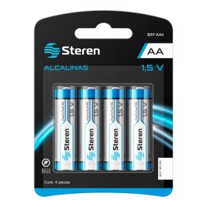 Paquete de 4 baterías alcalinas Ultra “AA”