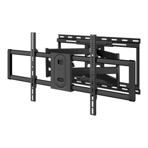 Soporte para pantallas de 40" a 100" con doble brazo articulado y riel de desplazamiento horizontal