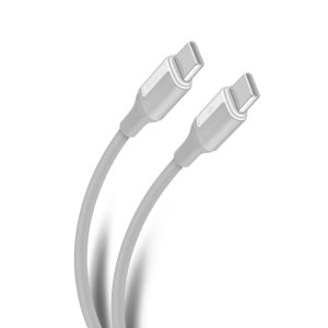 Cable USB C de 1 m 65 W, color gris