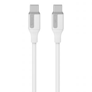 Cable USB C de 3 m 65 W, color blanco