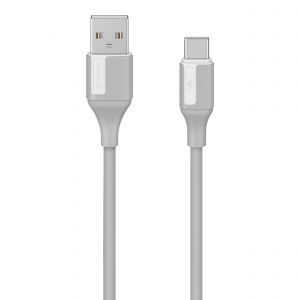 Cable USB a USB C de 2 m 65 W, color gris