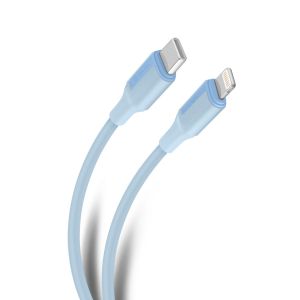 Cable USB C a Lightning de 1 m 30 W, color azul