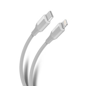 Cable USB C a Lightning de 1 m 30 W, color gris