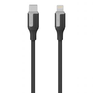 Cable USB C a Lightning de 1 m 30 W, color negro